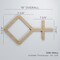 Ekena Millwork Small Cameron Decorative Fretwork Wood Wall Panels, Alder, 19 "W x 11 3/8"H x 3/8"T WALW12X12X0375CAMAL - alternate 4